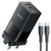 Yesido YC92 65W USB and USB-C / Type-C Dual Port GaN Fast Charger Set