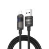REMAX C01-AL 3A USB to 8 Pin Nylon Braided Data Cable, Length: 1.2m