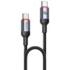 Yesido CA185 240W Type-C to Type-C Aluminum Alloy Data Cable, Length: 1.2m