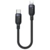 Yesido CA187 27W Type-C to 8 Pin Aluminum Alloy Data Cable, Length: 0.3m