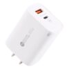 AR-PD12 65W QC3.0 USB and USB-C / Type-C PD Quick Charger, US Plug