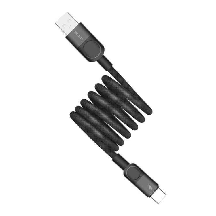 MOMAX Mag.Link DA57 66W USB to USB-C / Type-C Magnetic Braided Fast Charging Cable