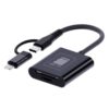 4 in 1 Type-C+8 Pin Multi-function Card Reader