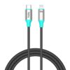 TOTU CB-21-PD 30W USB-C / Type-C to 8 Pin Aluminum Alloy Braided Data Cable