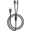 2 in 1 Earphone & Smart Watch Charging Adapter Cable for Shokz & Garmin