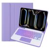 A13B-AS Backlight Bluetooth Touch Keyboard Leather Tablet Case with Pen Slot