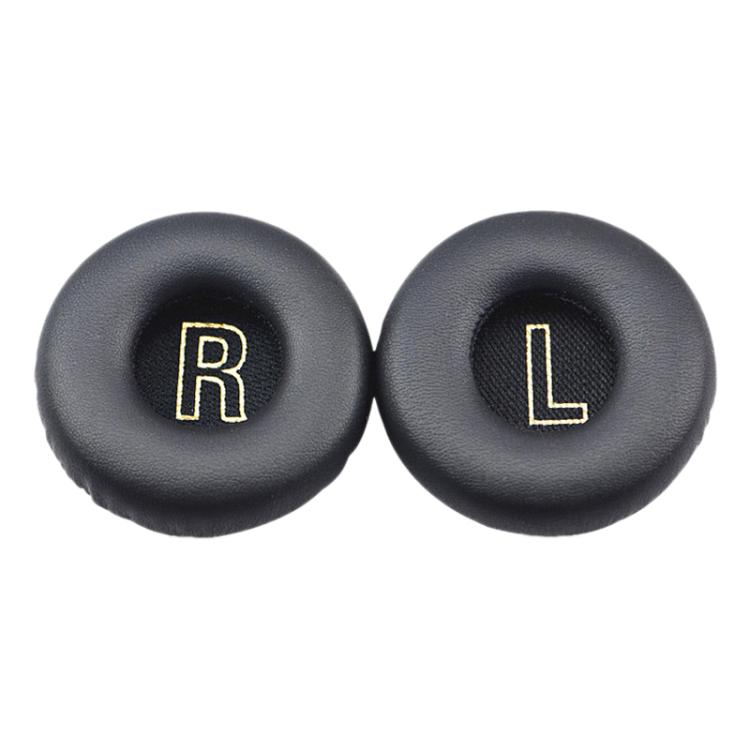 1 Pair Protein Leather Snap-on Type Earphone Covers