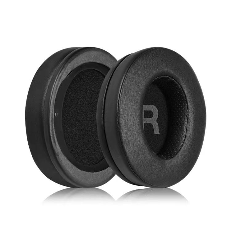 1 Pair Protein Leather Stitching LR Printing Earphone Replacement Earpads Pads For Philips SHP9500