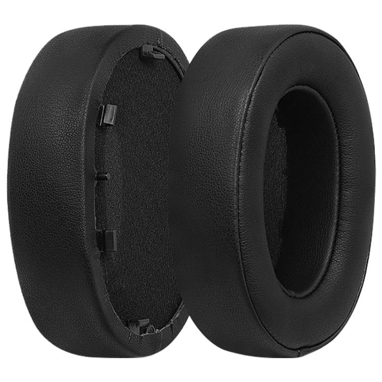 2pcs Spliced Protein Leather Earphone Replacement Earpads Pads For Sony WH-1000XM5