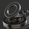 Carbon Fiber Texture Double-sided Magnetic MagSafe Ring Phone Holder, Gear Stress Relief Version