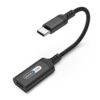 MH-306 USB-C / Type-C to 8 Pin Audio Earphone Adapter with Indicator Light
