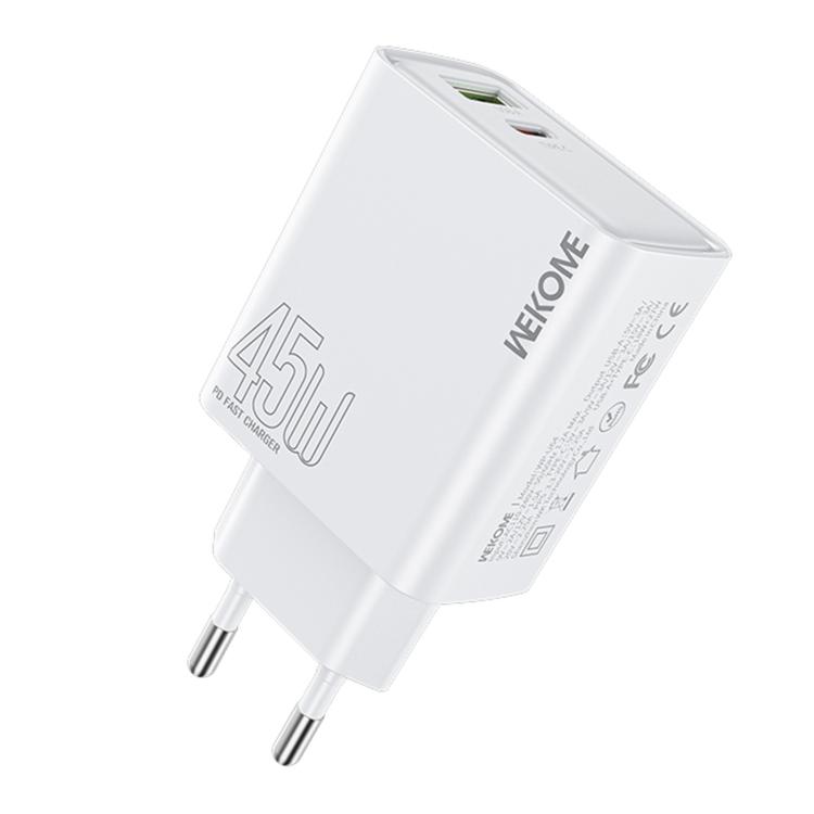 WK WP-U64 45W Kinkong Flash Charge USB+Type-C Port Fast Charger