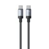 WK WDC-98 Kingkong Ruike Series 65W USB-C / Type-C to USB-C / Type-C Braided Charging Data Cable, Length: 1m