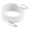 ZGA CB12 27W Type-C to 8 Pin Aluminum Alloy Magnetic Data Cable, Length: 1m