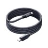 REMAX CB01 PD30W Type-C to 8 Pin Aluminum Alloy Braided Fast Charging Data Cable with LED Light, Length: 1.2m