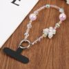 Diamond Butterfly Universal Phone Anti-lost Crystal Beads Charm Strap