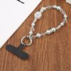 Fashion Bead Chain Phone Anti-lost Short Lanyard