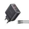 Yesido YC144C 65W Three-port Fast Charger with 1m Type-C Cable