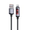 WK WDC-106 2.4A Intelligent Digital Display USB to 8 Pin Fast Charging Data Cable, Length: 1.2m