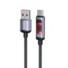 WK WDC-107 3A Intelligent Digital Display USB to Type-C Fast Charging Data Cable, Length: 1.2m