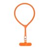 XDcase Racket Shape 7mm Polyester Rope with Gasket Adjustable Phone Wrist Lanyard