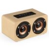 K5 Wooden Wireless Bluetooth Speaker, Support Bluetooth, AUX, TF Card