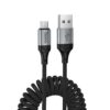 hoco X121 Nuevo Charging USB-A to Micro Spring Braided Data Cable