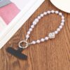 Four-leaf Clover Bead Chain Phone Anti-lost Short Lanyard