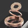 Glitter Triple Fold Double-Sided Magnetic MagSafe Metal Phone Holder