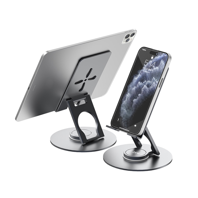 V269C 360 Degree Rotation Aluminum Alloy Desktop Phone Tablet Holder
