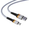 IVON CA79 5A Type-C / USB-C Aluminum Alloy Braided Fast Charging Data Cable for Huawei, Length: 1m