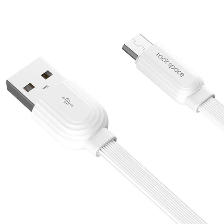 ROCK S5 2A Micro USB Charging + Data Synchronization TPE Flat Shape Data Cable, Cable Length: 1m