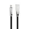 AWEI CL-95 USB to 8 Pin Portable Quick Charging TPE + Aluminum Alloy Data Cable, 2A, Length: 1m