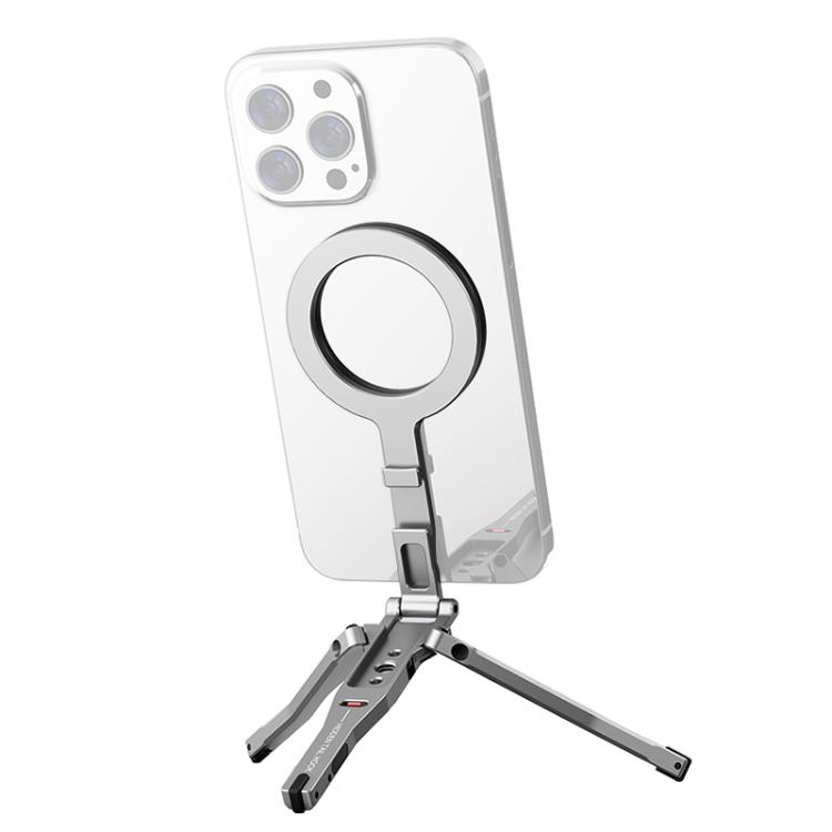 Foldable MagSafe Magnet Tripod Desk Phone Mount Handle Bracket
