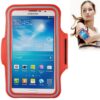 PU Sports Armband Case with Earphone Hole for Galaxy Mega 6.3 / i9200, Below 6.3 inch Phones