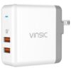 Vinsic 36W Portable Dual-Port Quick Charger 3.0 Dual-Port USB Wall Charger Travel Adapter, For iPhone/iPad, Galaxy S7/S6/Edge/Plus, Mi5 etc, US Plug