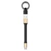 IVON CA90 3.1A Max USB to Micro USB Portable Data Cable with Ring, Length: 14.5cm