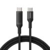 MOMAX DC22 1.2m USB-C / Type-C to USB-C / Type-C PD 100W Digital Display Braided Data Sync Charge Cable