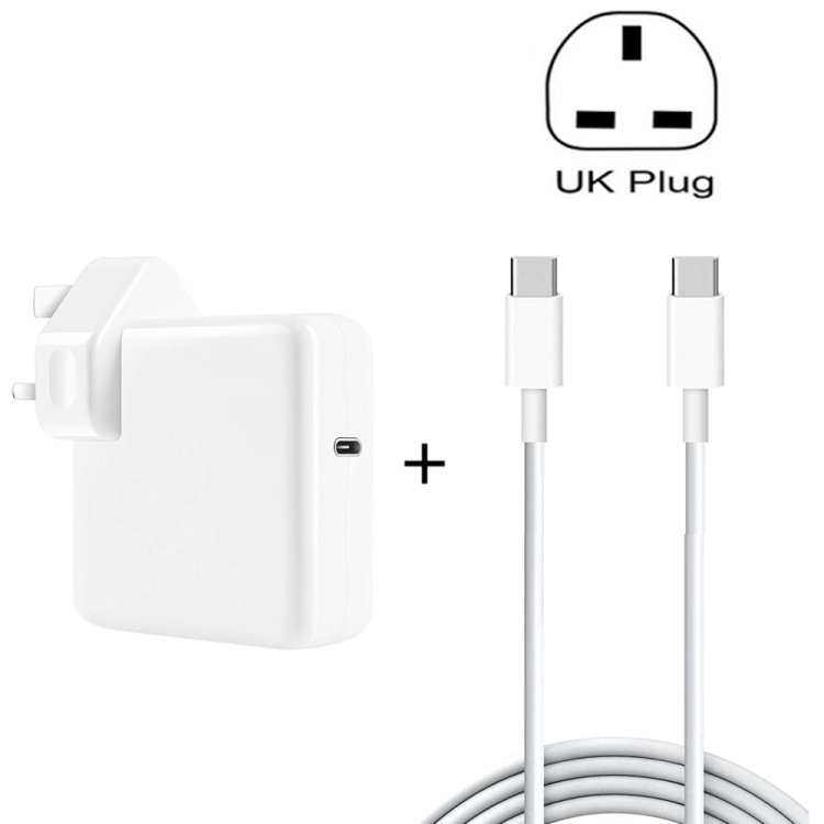 2 in 1 PD3.0 30W USB-C / Type-C Travel Charger with Detachable Foot + PD3.0 3A USB-C / Type-C to USB-C / Type-C Fast Charge Data Cable Set, Cable Length: 1m, UK Plug