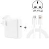 2 in 1 PD3.0 30W USB-C / Type-C Travel Charger with Detachable Foot + PD3.0 3A USB-C / Type-C to 8 Pin Fast Charge Data Cable Set, Cable Length: 1m, UK Plug
