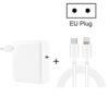 2 in 1 PD3.0 30W USB-C / Type-C Travel Charger with Detachable Foot + PD3.0 3A USB-C / Type-C to 8 Pin Fast Charge Data Cable Set, Cable Length: 2m, EU Plug