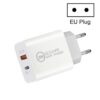 Dual Fast Charging 20W PD3.0+QC 3.0 Interface Travel Charger for iPhone, Huawei, Samsung, Xiaomi