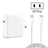 30W USB-C / Type-C Laptop Portable Power Adapter with 1.8m USB-C / Type-C to USB-C / Type-C Charging Cable,