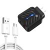 PD03 20W PD3.0 + QC3.0 USB Charger with USB to Micro USB Data Cable, US Plug