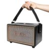 Oneder D6 40W Retro Classic Wooden Portable Outdoor Bluetooth Speaker