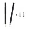 AT-31 Conductive Cloth Head + Precision Sucker Capacitive Pen Head 2-in-1 Handwriting Stylus with 2 Pen Head