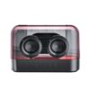 K9 Transparent RGB Portable Wireless Bluetooth Speaker Support AUX FM TF Card