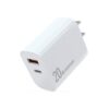 NORTHJO NOPD2002 PD20W USB-C/Type-C + QC 3.0 USB Dual Ports Fast Charger