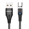 ENKAY 3A USB to Type-C Magnetic Fast Charging Data Cable with LED Light,