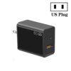 GaN PD48W Type-C PD3.0 + USB3.0 Fast Charger ，US Plug